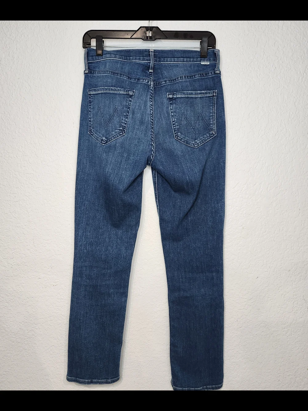 MOTHER Dazzler  Wome's Medium Blue Slim Straight Jeans